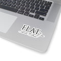 Flat and Free Sticker