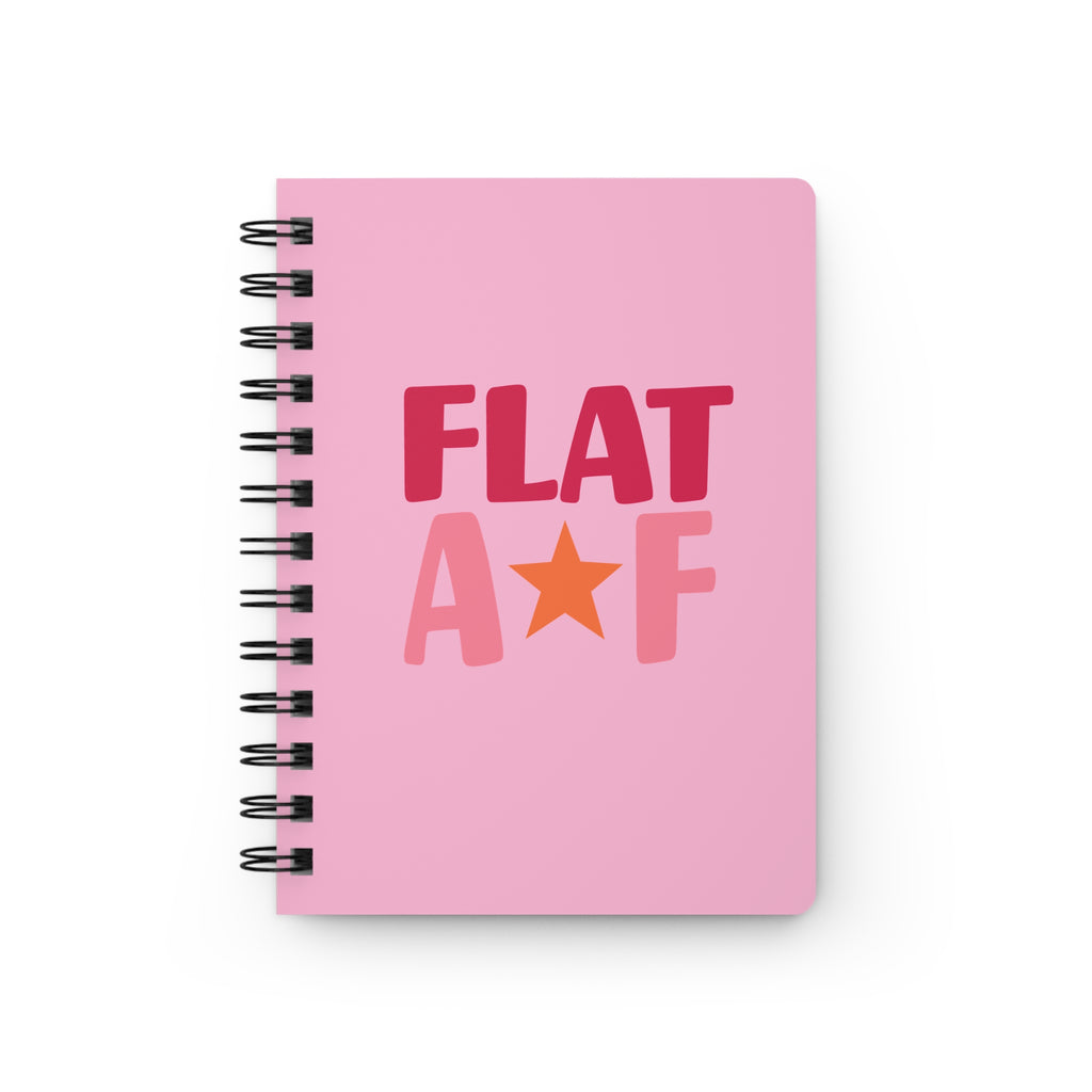 Flat AF Spiral Bound Journal