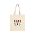 Flat AF Tote Bag - Red White & Blue