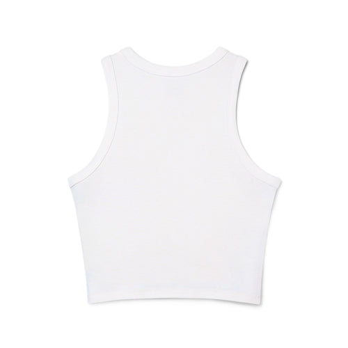 Flat AF Cropped Tank Top - Red White & Blue