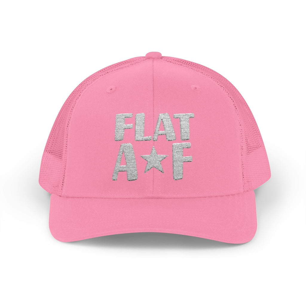 Flat AF Pink Trucker Cap
