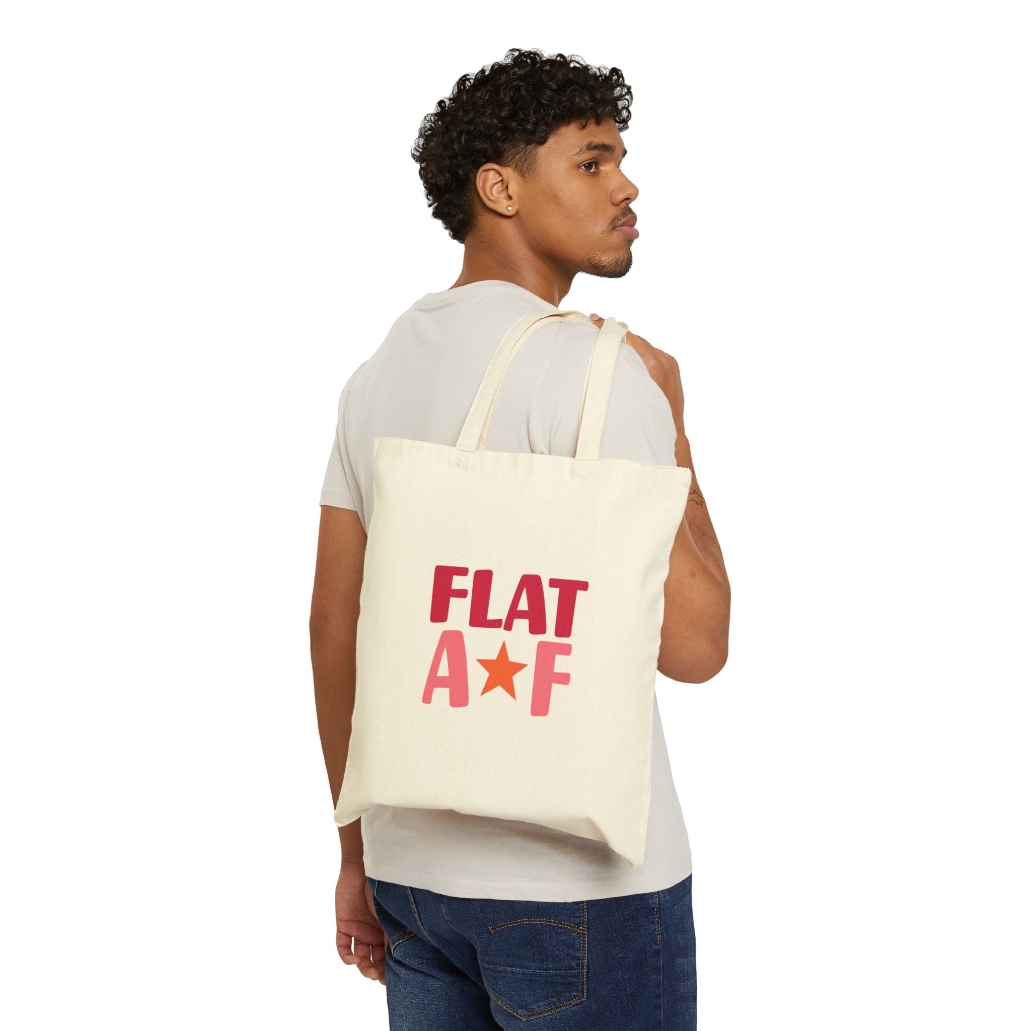 Flat AF Tote Bag